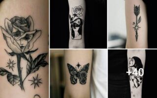Bellos diseños tatuajes en tinta negra