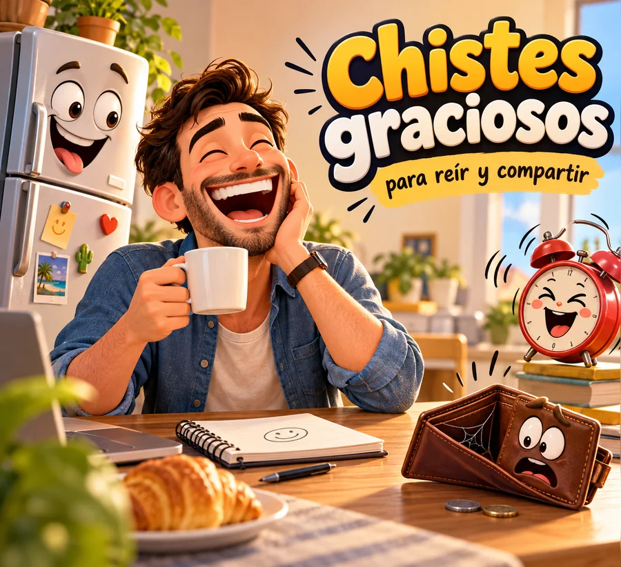 Chistes graciosos y cortos para reír y compartir