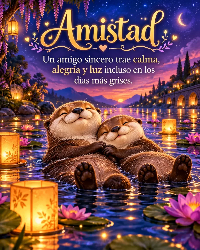 Un perro corgi y un patito amigos contemplando un cielo lleno de estrellas