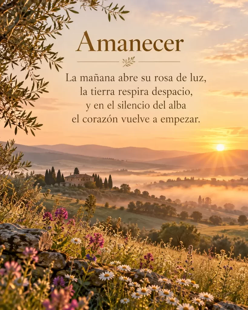 Poemas originales sobre el amanecer y los nuevos comienzos